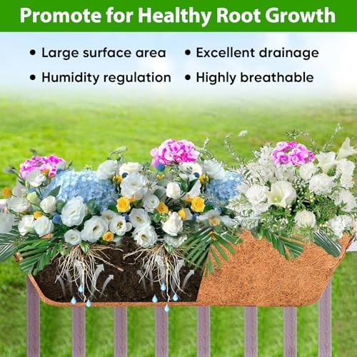 Deck Balcony Railing Planter Window Boxes - Pack Planter Box, 24 Inch 3