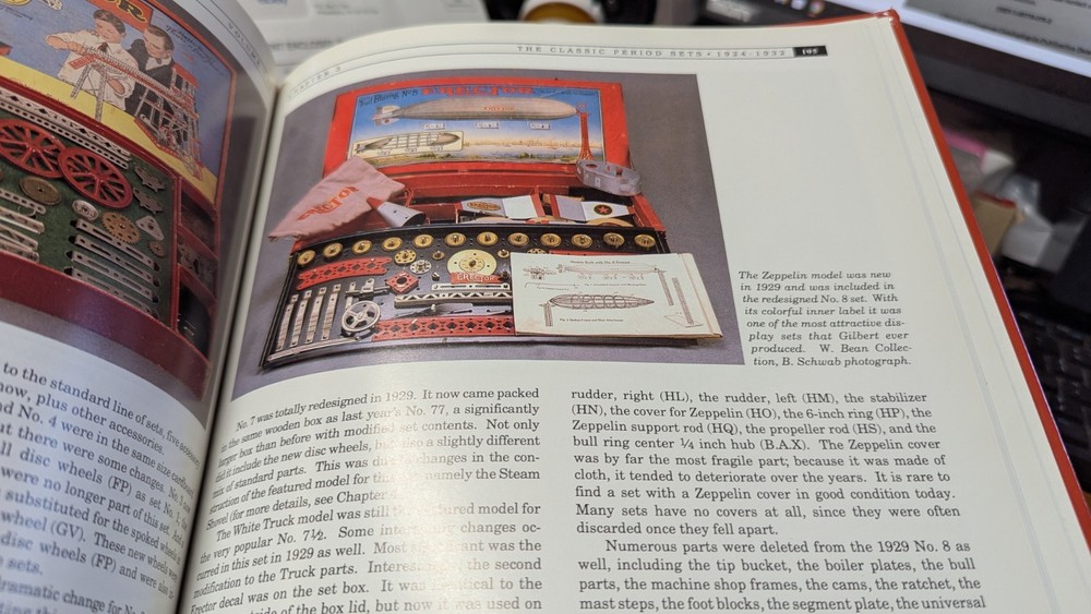 1993 1st Ed., Gilbert Erector Sets Guide Vol. 1, Bean & Sternagle, Illustrations