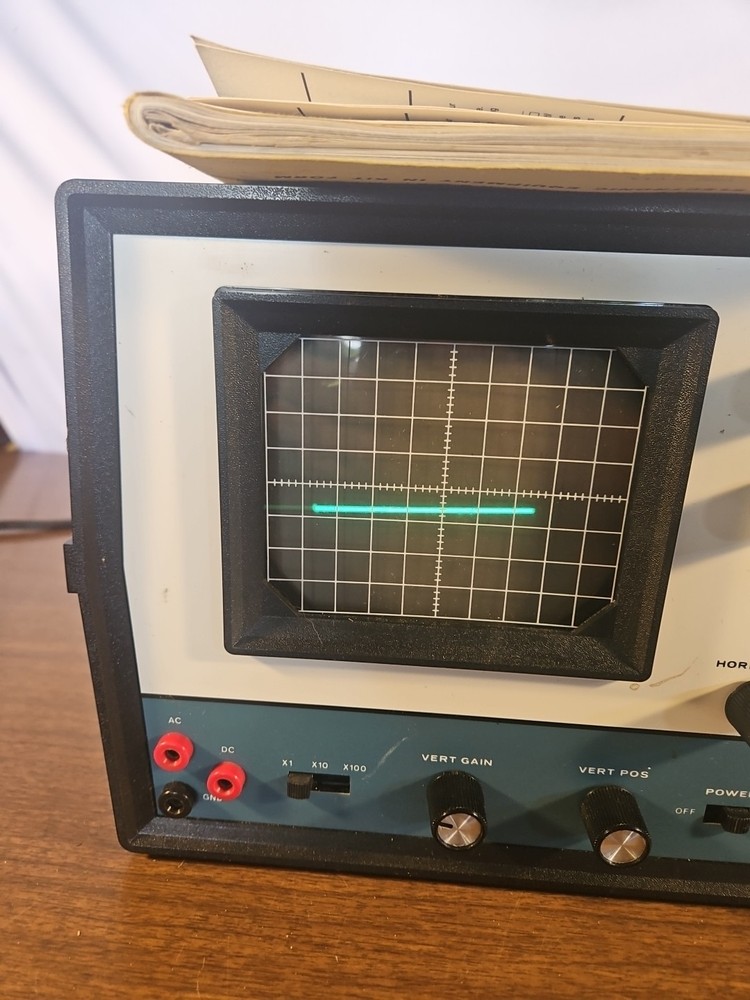 Heathkit Oscilloscope IO-4560 With Paperwork UNTESTED