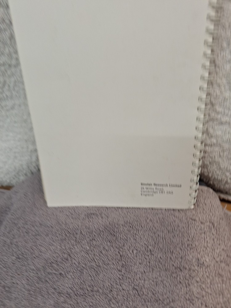 Sinclair ZX Spectrum Basic Programming Manual 1982 Third Edition Wicks