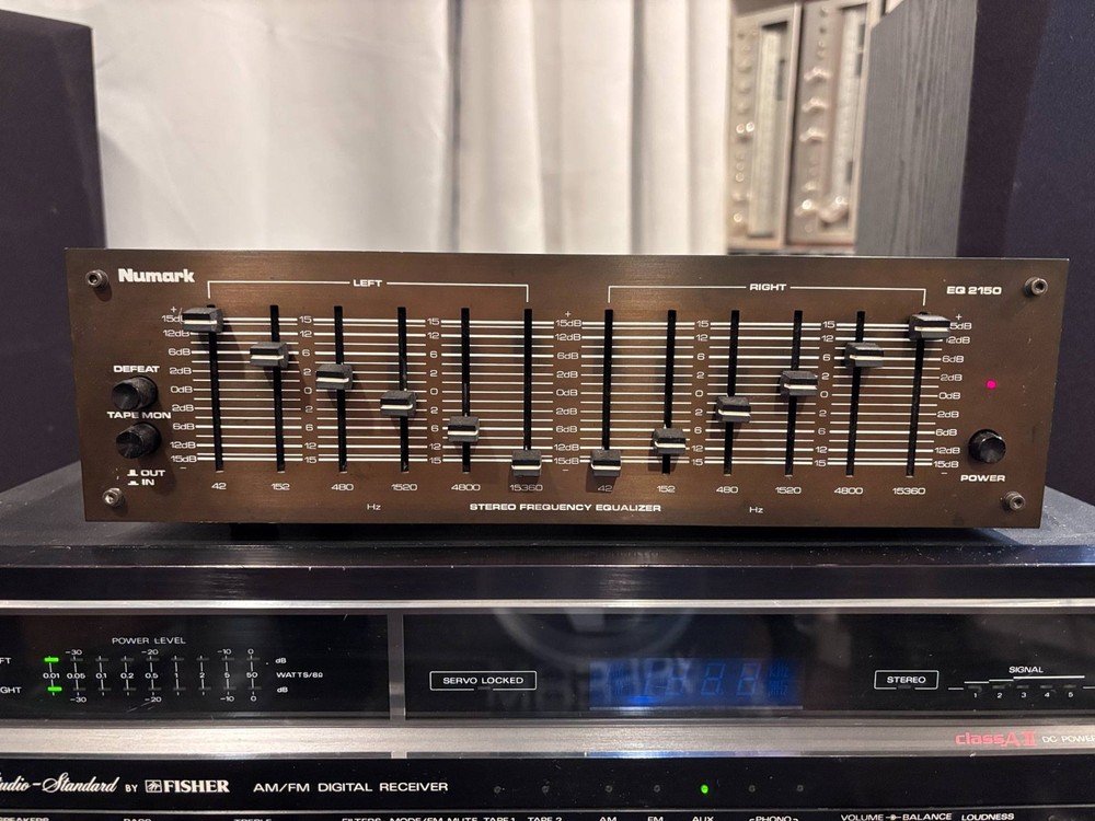 Vintage Numark EQ-2150 6-Band Stereo Frequency Equalizer