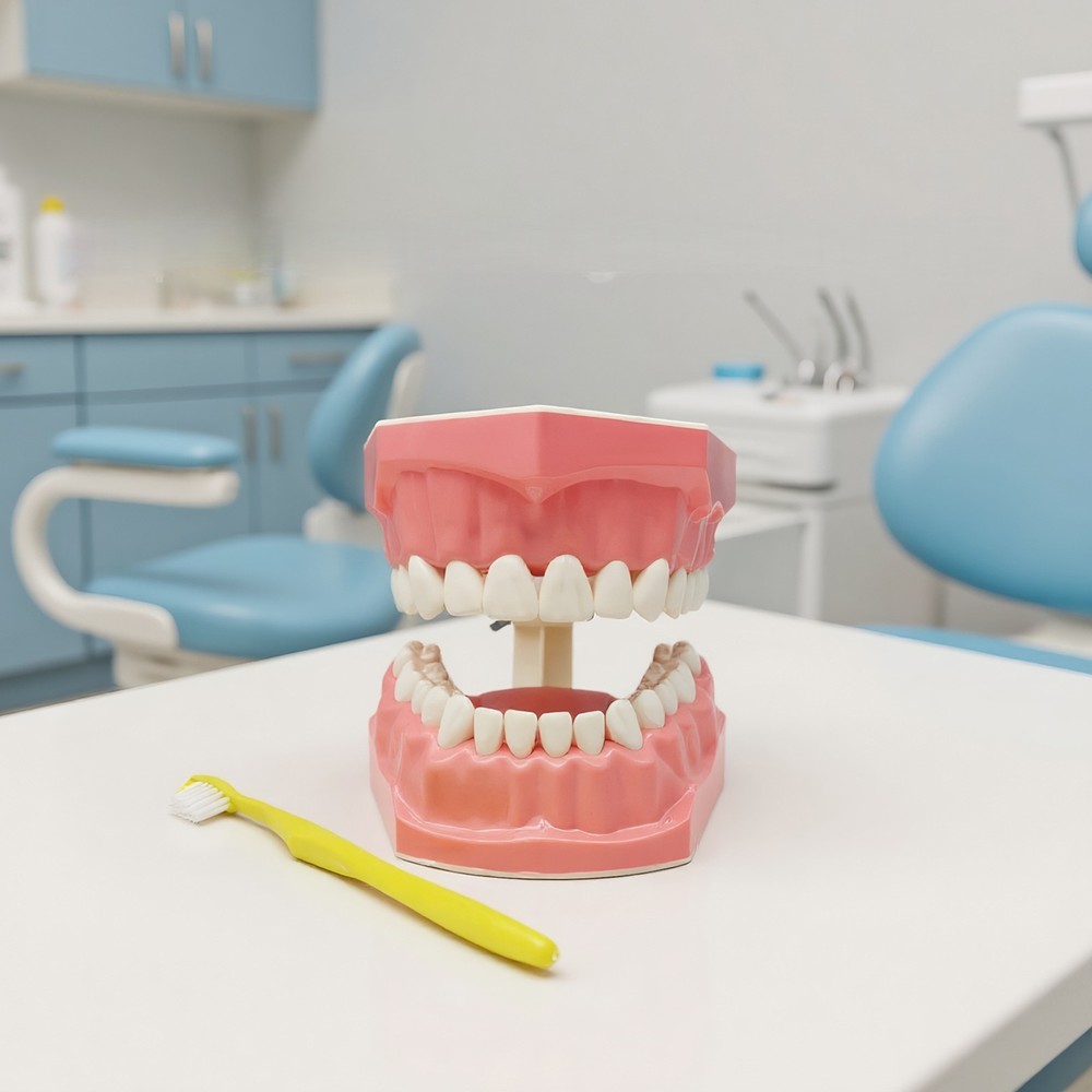 Interactive Tooth Brushing Model for Educational Training with Toothbrush