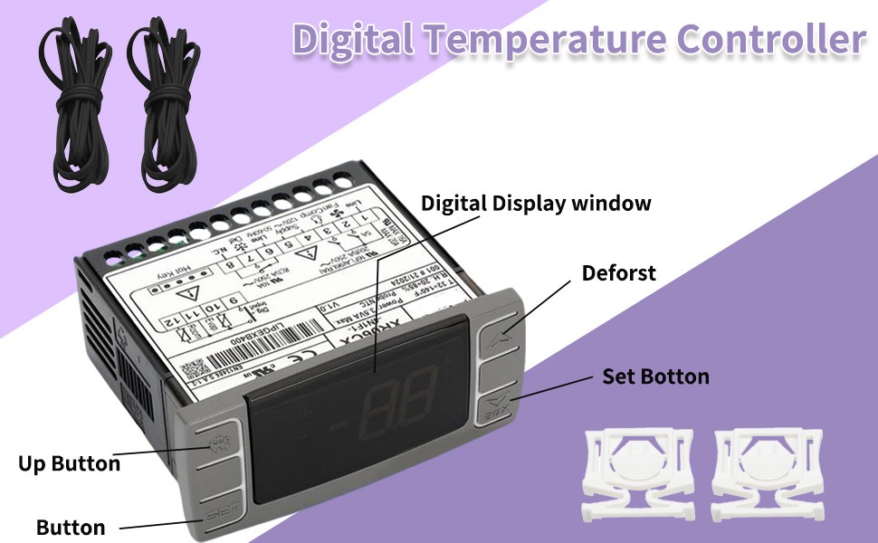 New For Dixell Temperature Controller XR03CX-4N0F1 with Sensor probe