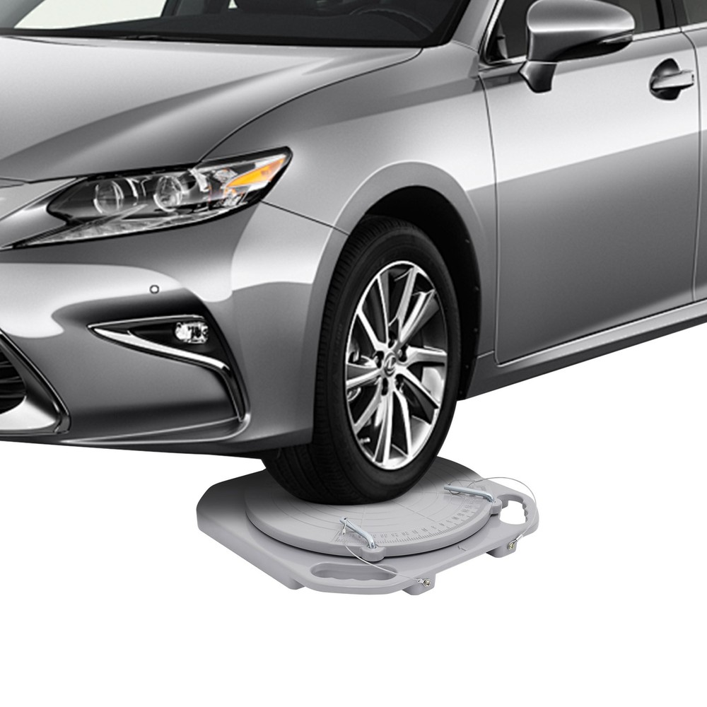 2pcs Front End Wheel Alignment Turntable Plate 360° Rotating Plate Table NEW