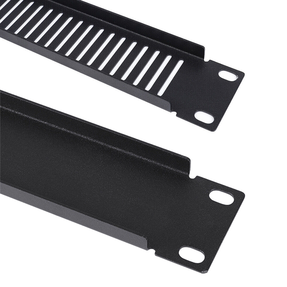 1U-4U Vented Unvented Blank Rack Mount Panel Spacer 19" Network Server Cabinet