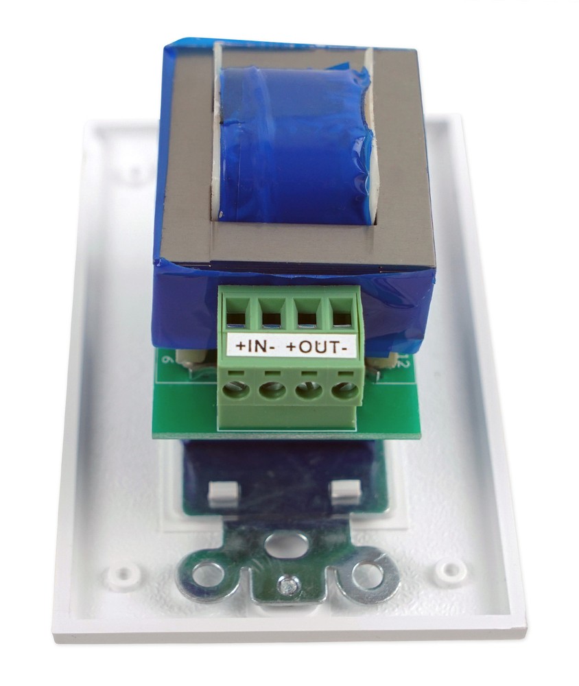 Rockville VOL70100 White 100 Watt 70v Wall Volume Control Zone Controller Box