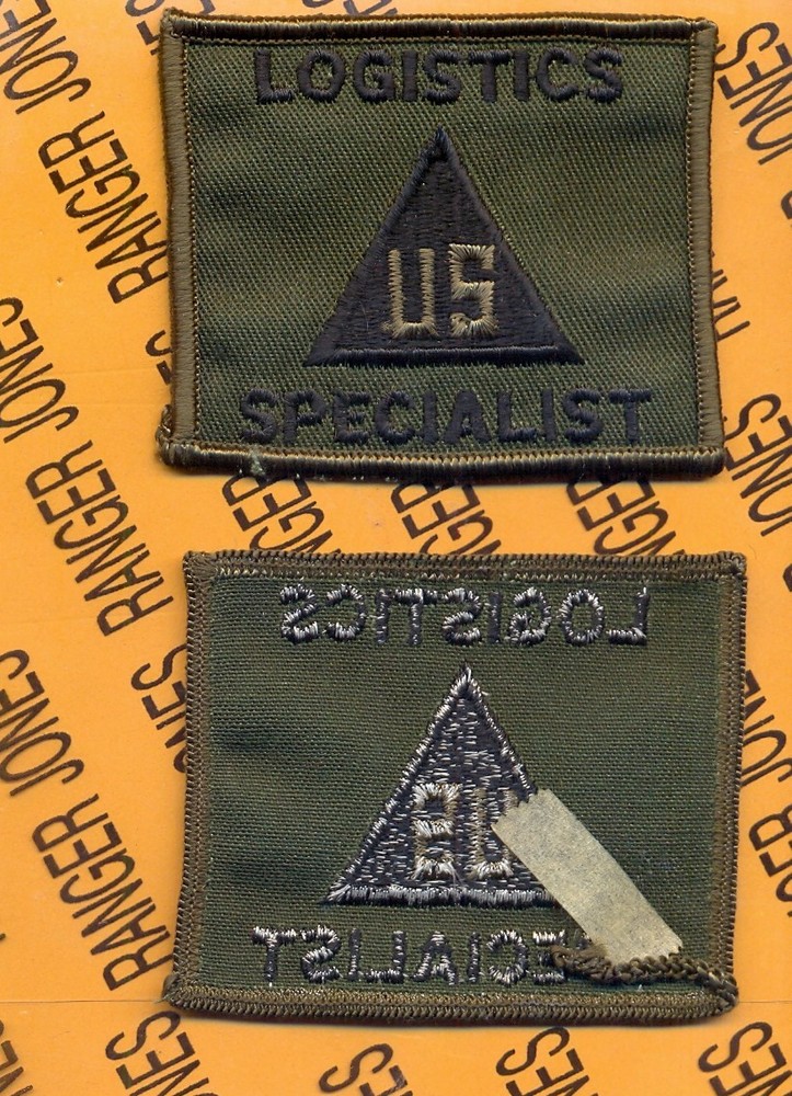 US Civilian Advisors US LOGISTICS SPECIALIST OD Green / Black patch m/e