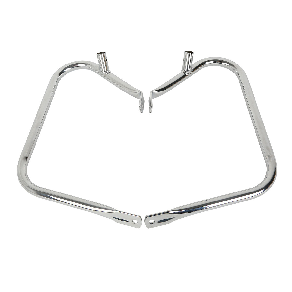Chrome Hard Saddlebag Guards Bracket Fit For Harley Electra Road Glide 1997-2013