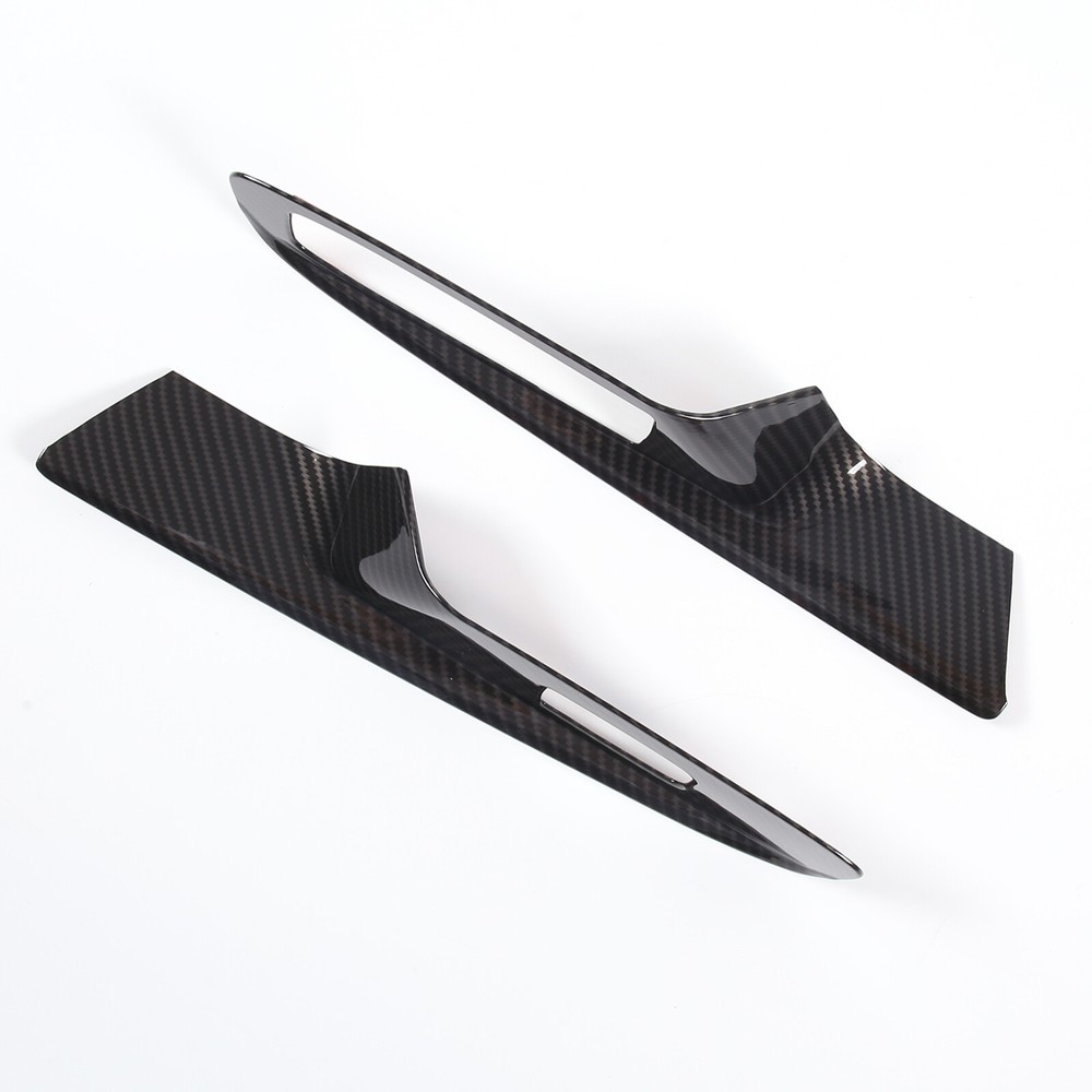 ABS Carbon Fiber window lift panel switch cover Trim For Corvette C8 Convertible