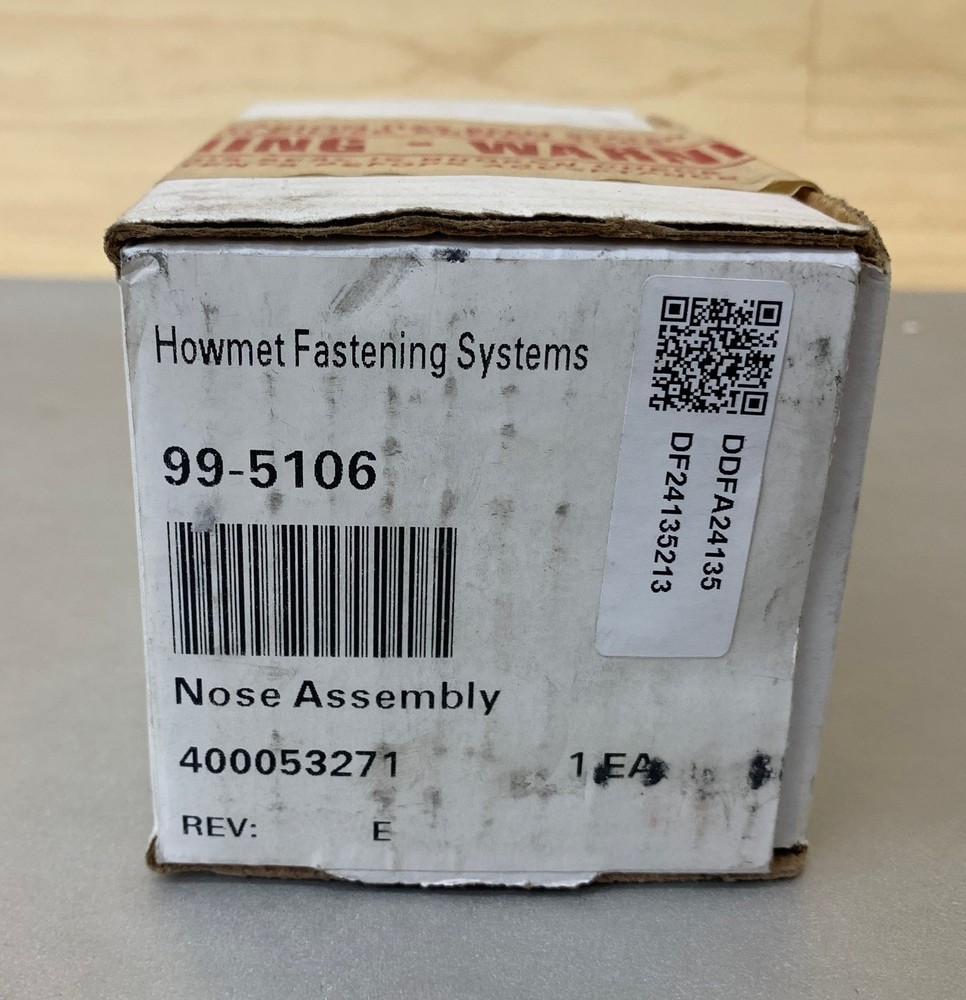 Howmet Fastening Systems 99-5106 Nose Assembly 1/2" BOM