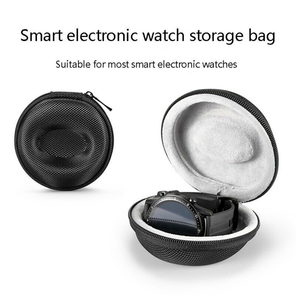EVA Smart Watch Storage Case Zipper Protective Box Travel Organizer Shockproof