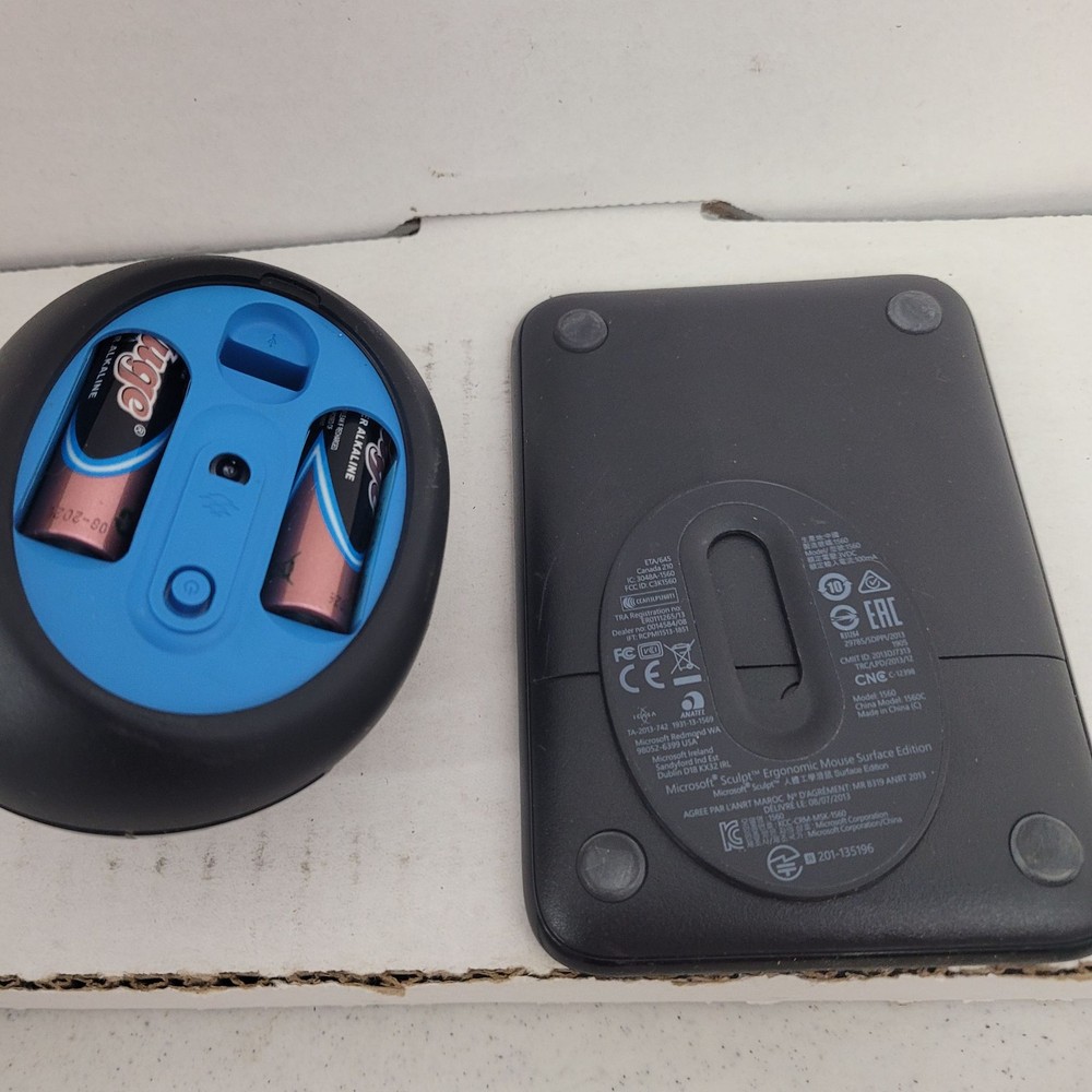 Microsoft Sculpt Ergonomic Mouse Numeric Keypad Wireless Windows Tested Used