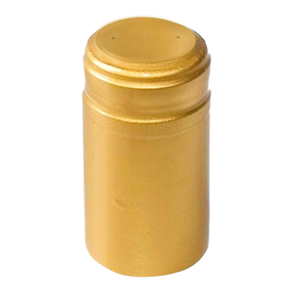 Gold PVC Shrink Capsules-500 Count