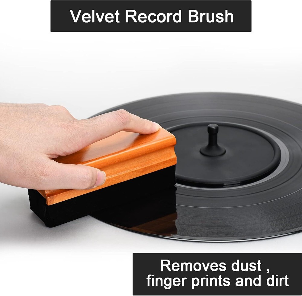 Vinyl Record Cleaning Kit Complete 7in1 Vinyl Record Cleaner Solution