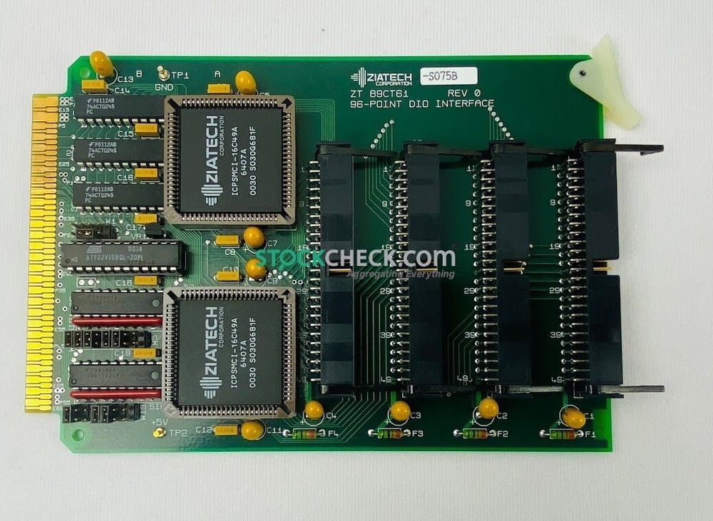 Ziatech ZT 89CT61 96-Point Digital Input/Output Interface Board