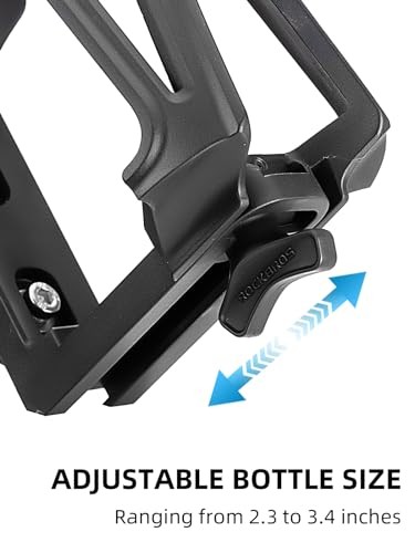 Motorcycle Water Bottle Holder Bike Cup Holder - Bottle Size Adjustable for