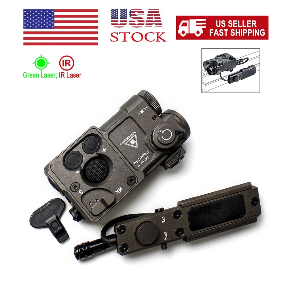Pointe PERST-4 Aiming IR + Green Laser Sight with Tactical Switch Reset Open -US