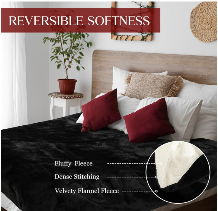 Love Blank Waterproof Bed Blanket Waterproof Blanket for Bed Splash 3 Layer Ligh