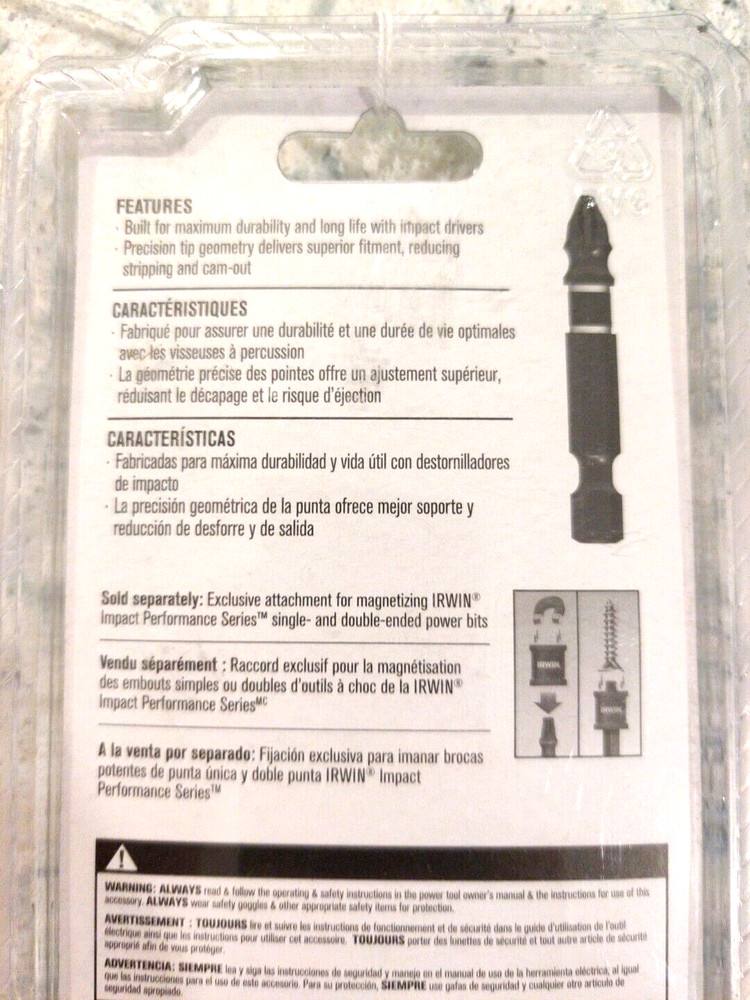 NEW IRWIN 1866976 IMPACT POWER BIT SET 5PC