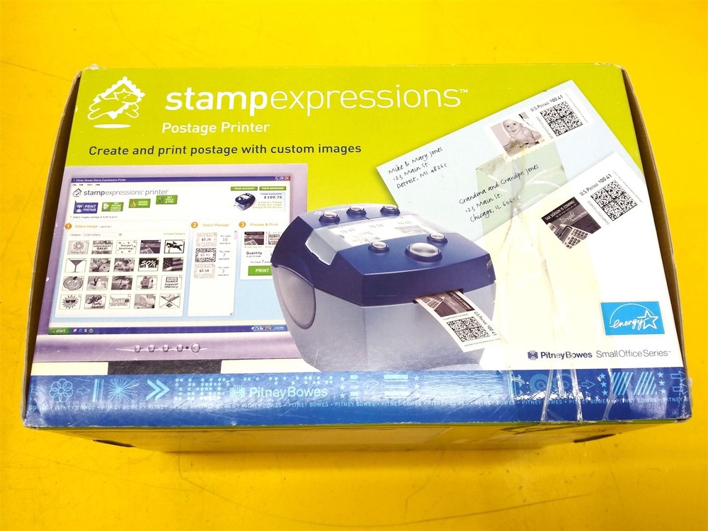 ⭐️⭐️⭐️⭐️⭐️ Pitney Bowes 770-8 Stamp Expressions Postage Printer