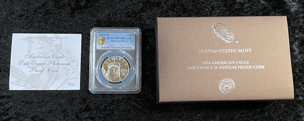 2016-W American PLATINUM EAGLE PROOF PR70 PCGS PR 70