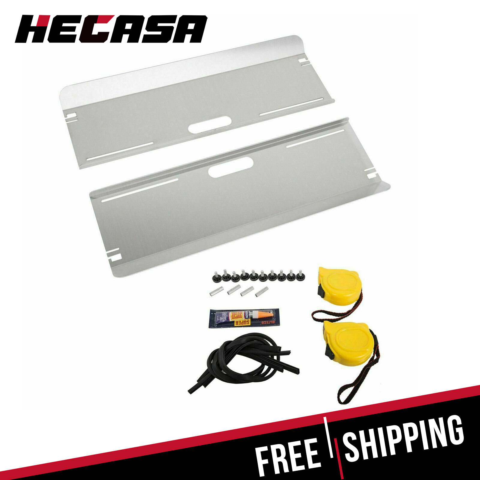 HECASA Toe Plates-Most Accurate DIY Wheel Alignment Tool/Gauge Aluminum