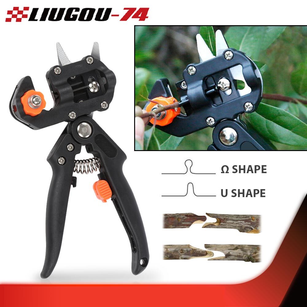 Garden Tree Grafting Pruner Pruning Knife Shears Snip Scissors Cutting Tool Kit