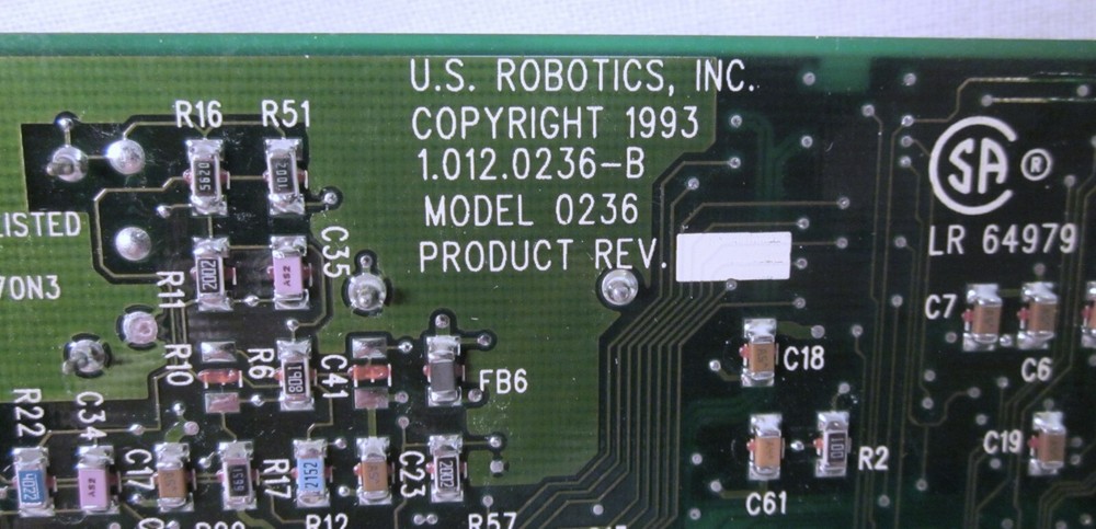 Gateway 2000 US Robotics 0236 Fax Modem Used
