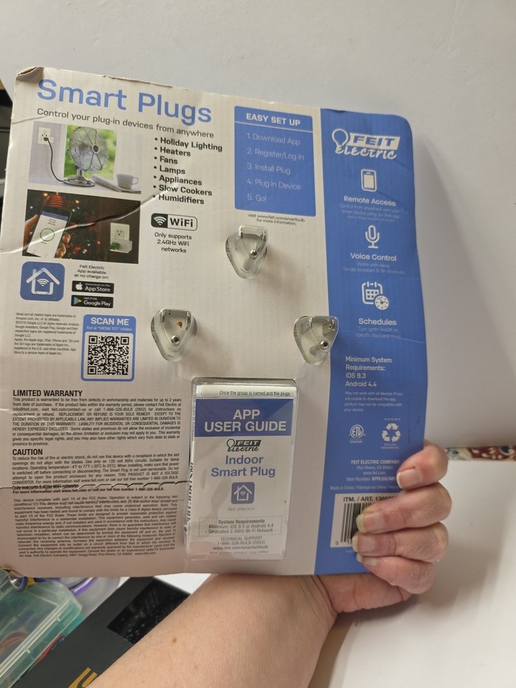Feit Electric 1368338 WiFi Smart Plug 3-pack