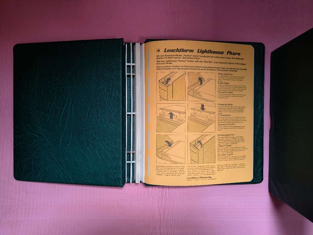 Large 2.5'' Vario A/C Binder 3D Ring + Slipcase Currency / Stamps Album