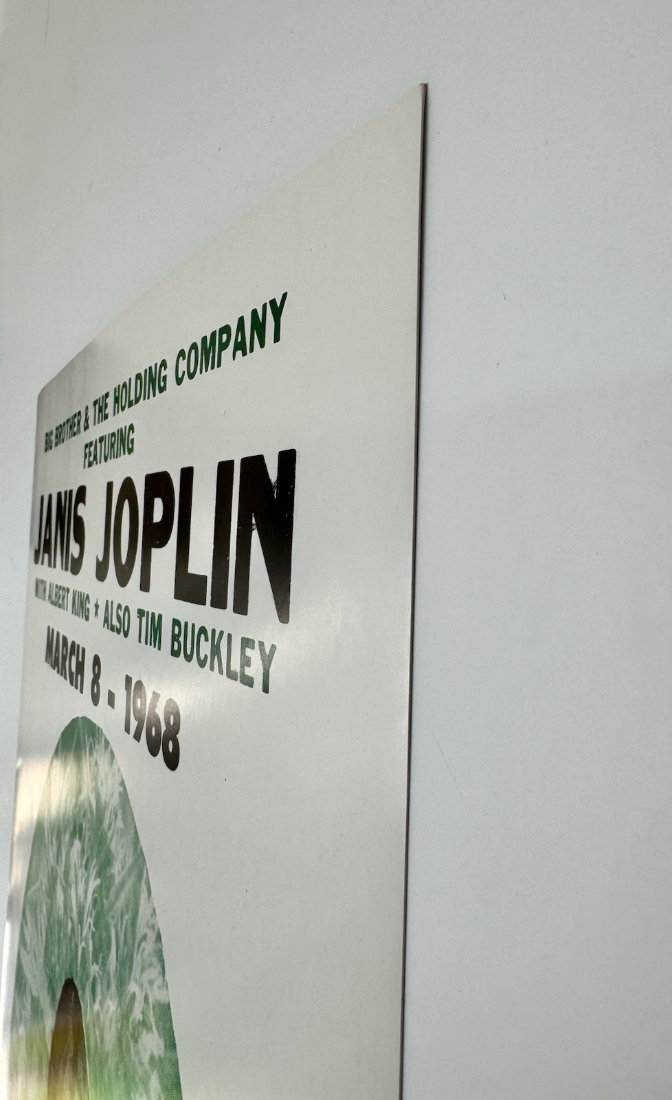 14x22" Janis Joplin 1968 Fillmore East Lithograph Poster Albert King Tim Buckley