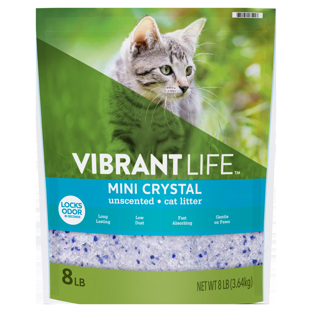 Mini Crystal Unscented Cat Litter, 8 Lb