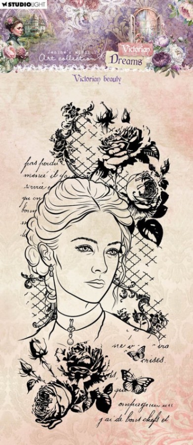 Studio Light Victorian Dreams Clear Stamp - Victorian Beauty