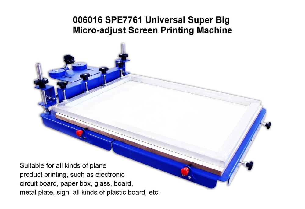 TECHTONGDA Micro-registration 1 Color Printer 30x24In Screen Printing Machine