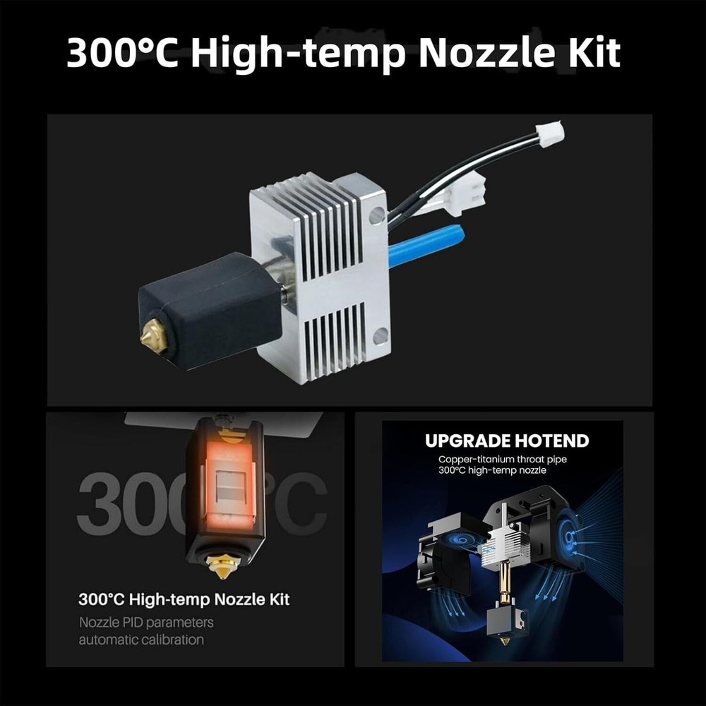 Hotend Fit For ELEGOO Neptune 4 Plus/4 MAX 3D Printer Fully Assemble All-Metal