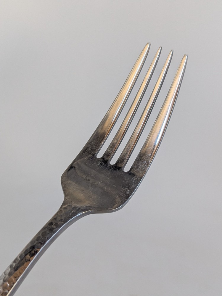 5 Piece Oneida Hammered Handle Design - SERVING UTENSILS -