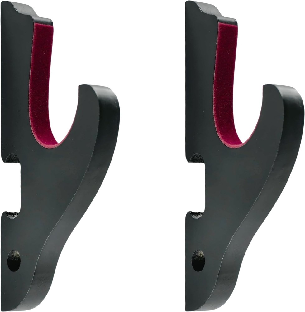 Eforlife 2/Set Sword Hook Wall Mount Samurai Hanger 1 Tier Padded