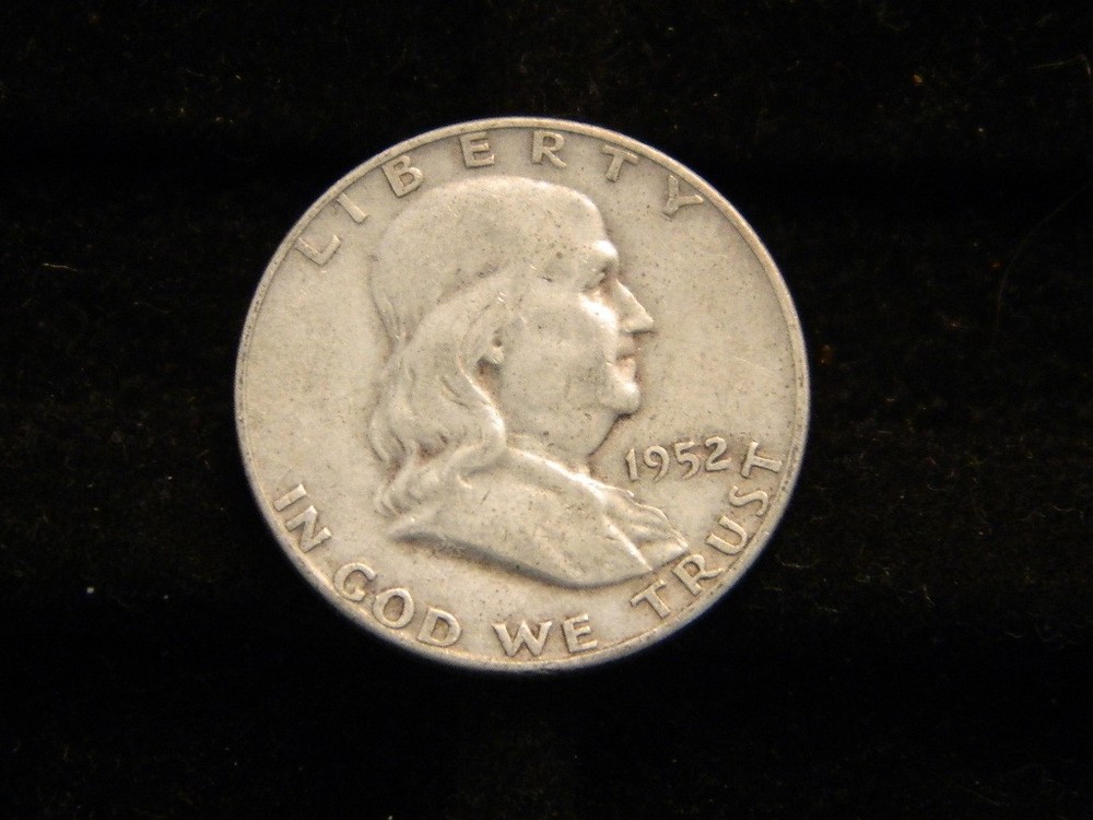 20 - 1950's Mixed Dates 90% Silver Franklin Half Dollar