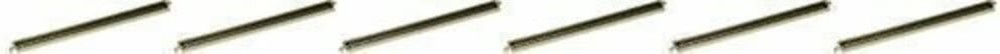 E-Z Track N Scale 10" Straight Railroad Sections (6-Pack)