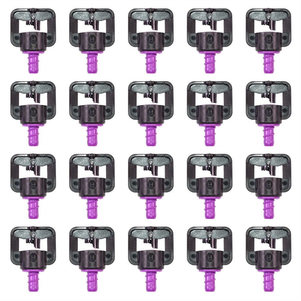 20 Bowsmith Microsprinkler Micro Spray 18-19ft Half Circle Pattern #45-H FanJet