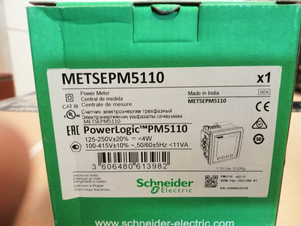 SCHNEIDER ELECTRIC METSEPM5110 PowerLogic PM5000 Power Meter