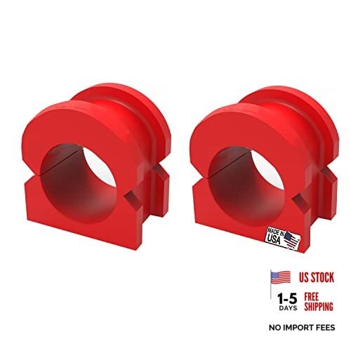 PAIR Front Sway Bar CODE RED EXTREME Bushing Kit FITS Escalade, Silverado,