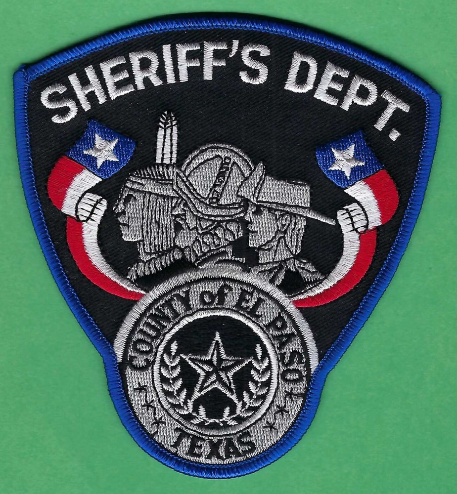 EL PASO COUNTY TEXAS SHERIFF SHOULDER PATCH