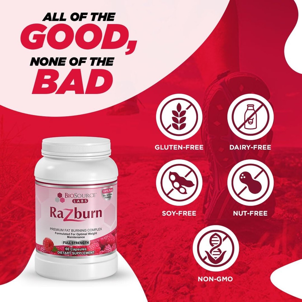 BioSource Labs Razburn – Natural Thermogenic Complex– 60 Vag Caps