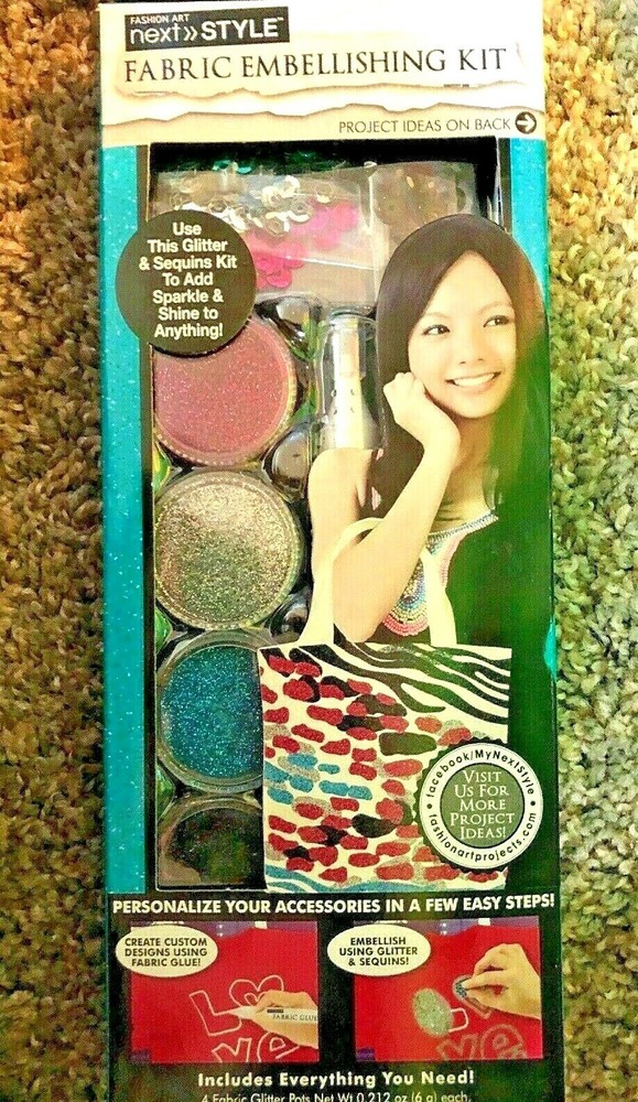 Next Style Fabric Embellishing Kit New
