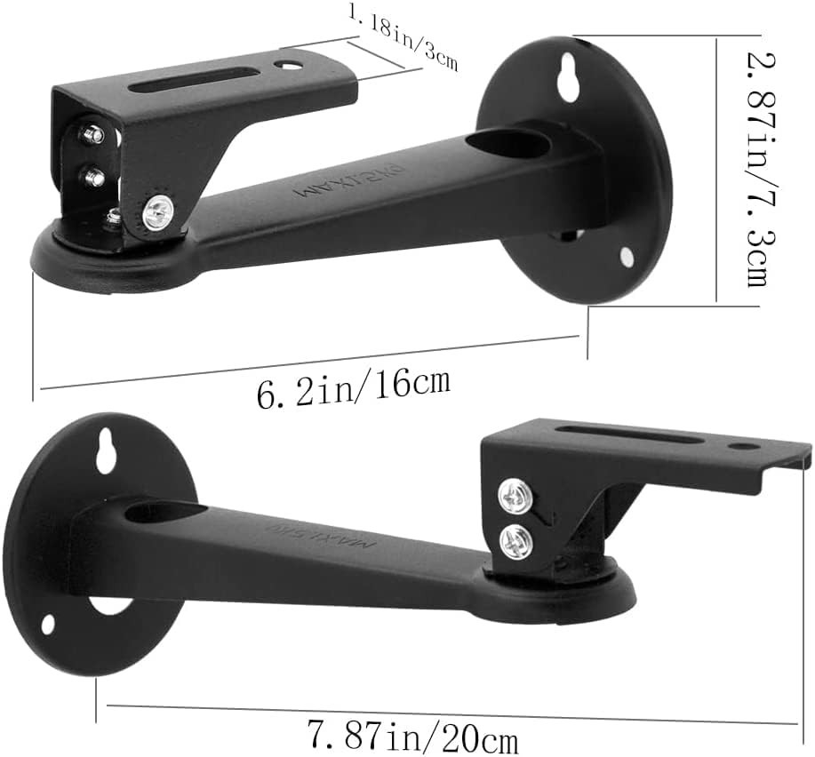 Versatile 360° Adjustable Mini Projector Mount - Space-Saving Design in Black