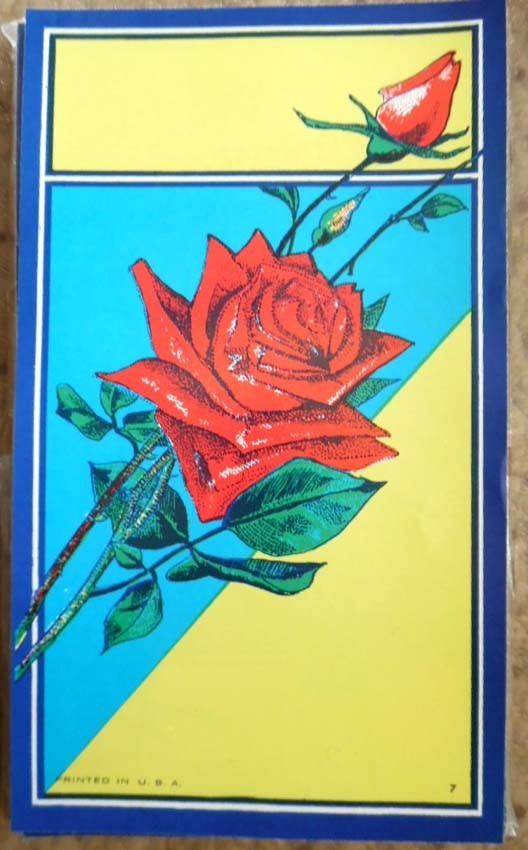 Vintage Broom Labels--CHAMBERMAID & RED ROSE, 100 of each, unused and beautiful