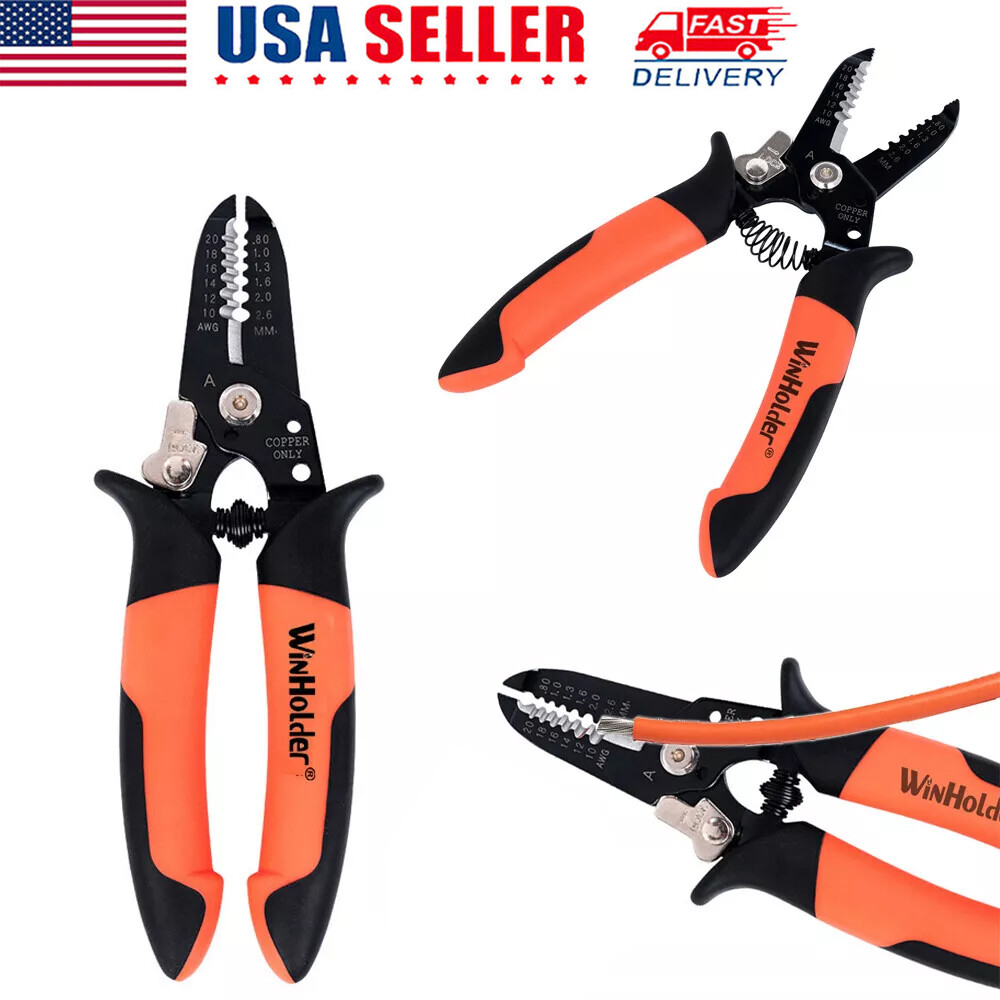 Professional Wire Crimping Tool Multi-Tool Cable Stripper-Cutter-Crimper Pliers
