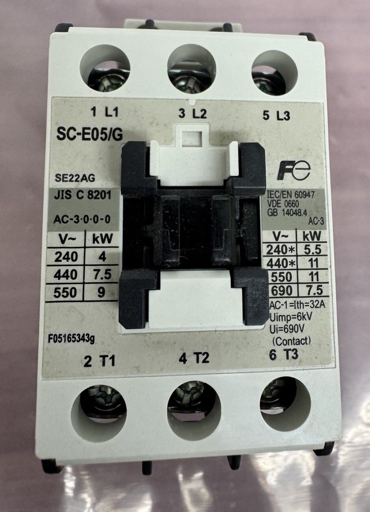 Fuji SC-E05/G Contactor 24VDC Coil