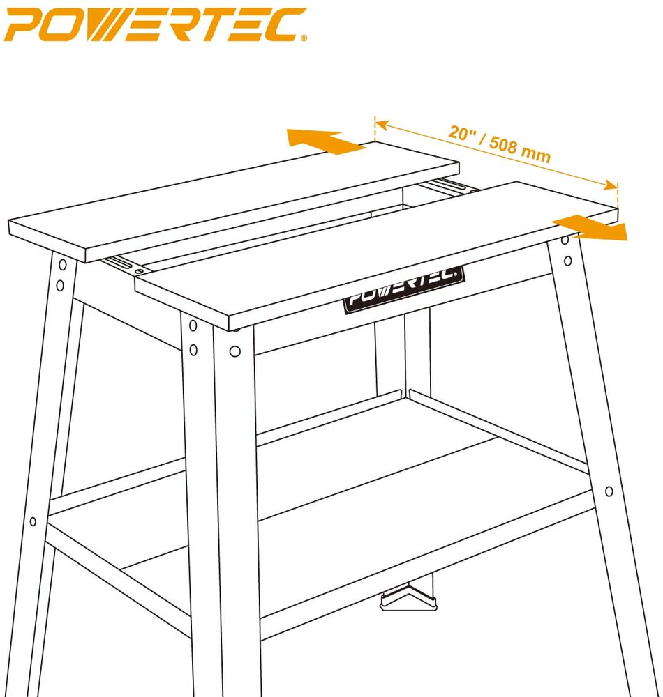 POWERTEC UT1002 Universal Tool Stand